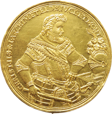 Sachsens teuerste Münze — Christian II. 10 Dukaten (Obverse)