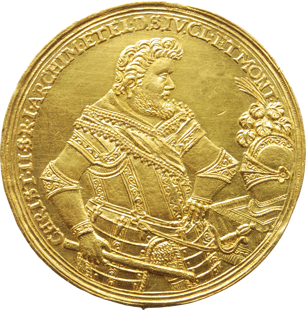 Christian II. — 10 Dukaten (Avers)